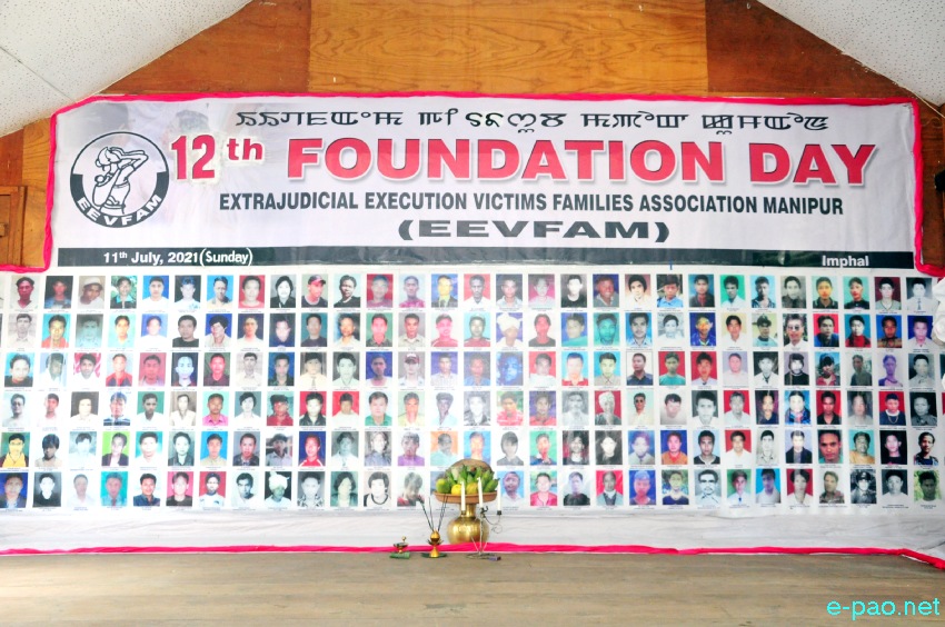  12th Foundation Day of Extrajudicial Execution Victims Families Association Manipur (EEVFAM) at Kwakeithel Thiyam Leikai :: 11th July 2021 