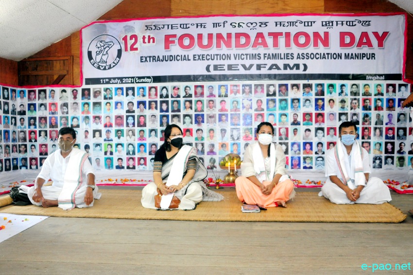 12th Foundation Day of Extrajudicial Execution Victims Families Association Manipur (EEVFAM) at Kwakeithel Thiyam Leikai :: 11th July 2021