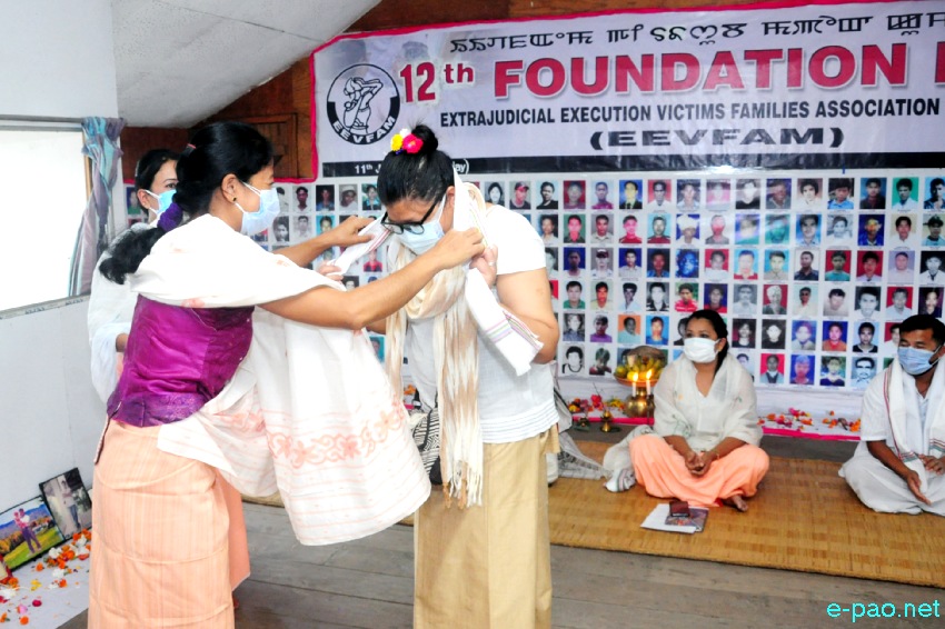 12th Foundation Day of Extrajudicial Execution Victims Families Association Manipur (EEVFAM) at Kwakeithel Thiyam Leikai :: 11th July 2021