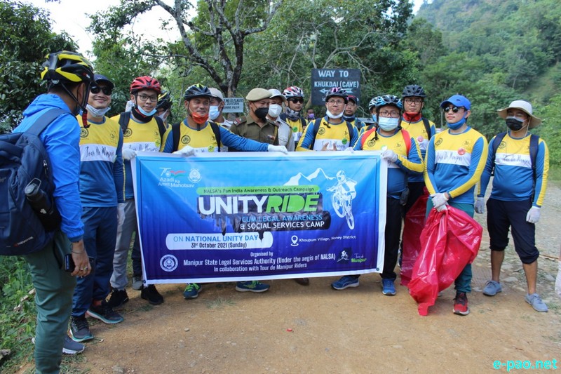 Unity Ride / Awareness and Outreach Campaign at Khoupum Village of Noney District :: 31st October 2021