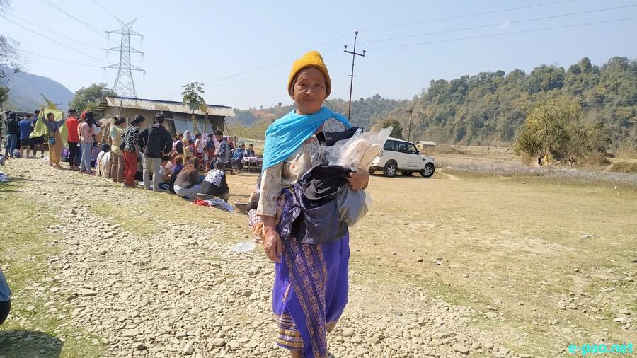 Relief at N Songlung Village under Saitu Gamphazol Sub-Division, Kangpokpi District :: 21 February 2021