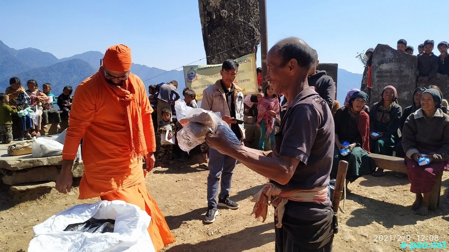 Distress Relief program at Yangkhullen (Hanging village of Manipur) in Senapati District :: 09 February 2021