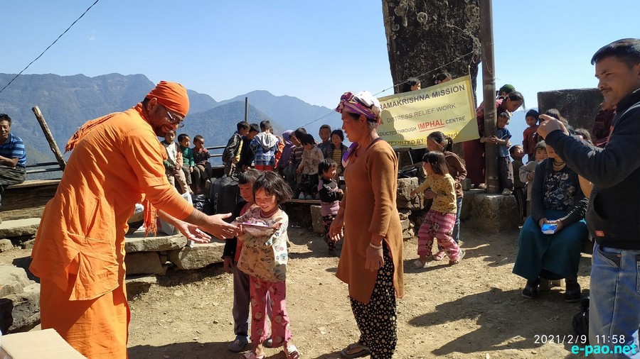 Distress Relief program at Yangkhullen (Hanging village of Manipur) in Senapati District :: 09 February 2021