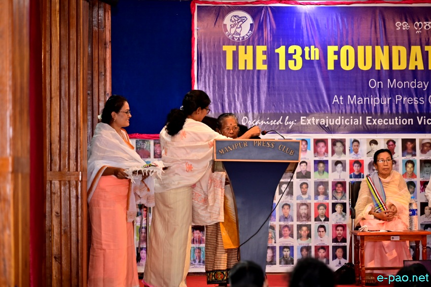 13th Foundation Day of Extrajudicial Execution Victim Families' Association, Manipur (EEVFAM) :: 11th July 2022