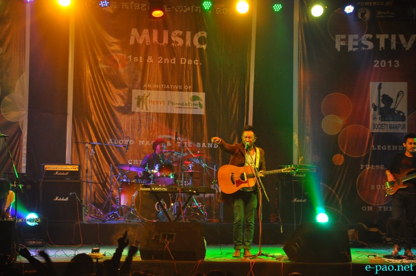 Alobo Naga and the Band, Winner of 2012 Best Indian Act at MTV Europe Music Awards at 'Florozone Lotion Nongin Music Fest 2013' :: 02 December 2013
