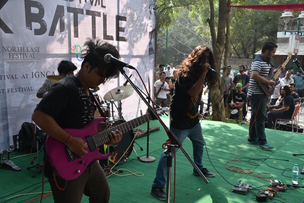 Day 1: North East Festival Rock Battle at Delhi - an initiative of North East Festival :: 28 October 2016