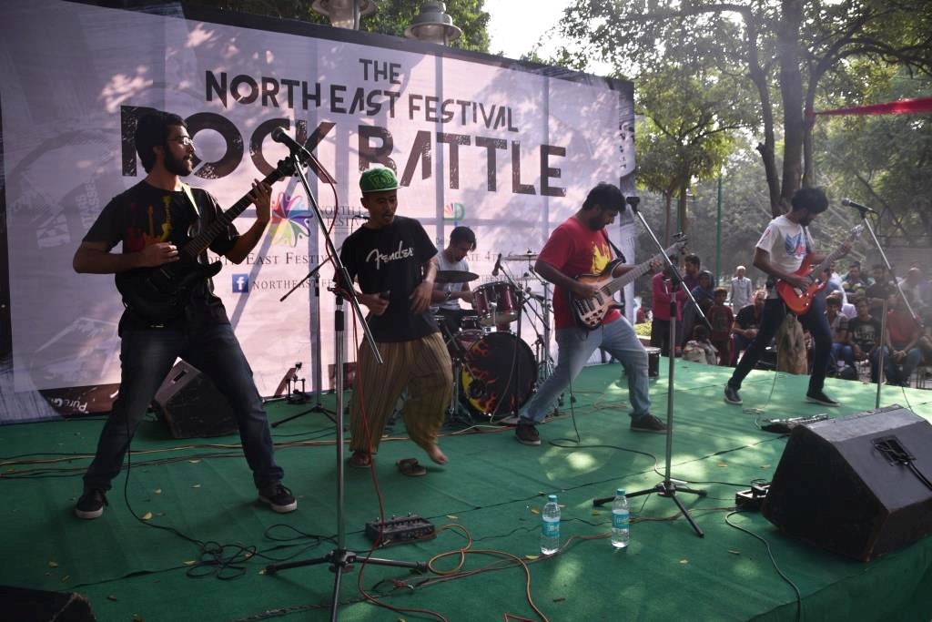 Day 1: North East Festival Rock Battle at Delhi - an initiative of North East Festival :: 28 October 2016