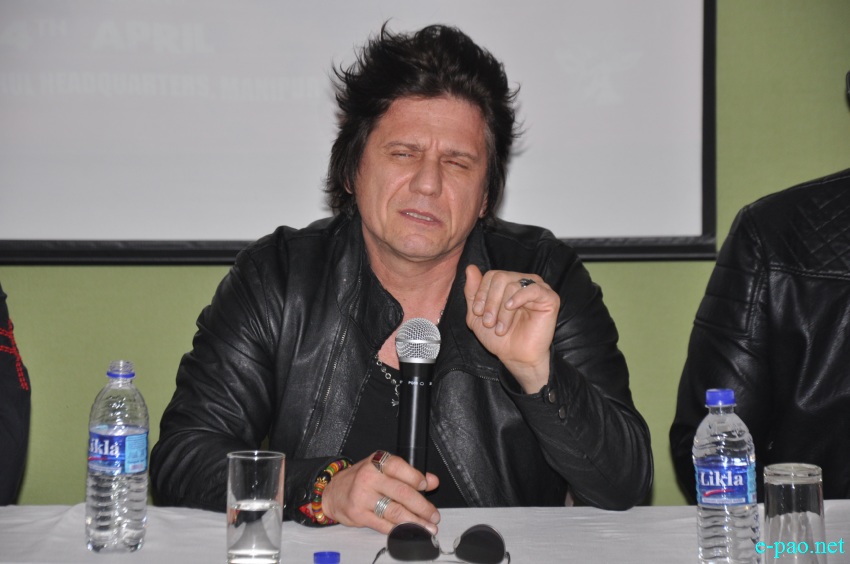 Interaction with Steelheart at Hotel Classic, Imphal  :: 23rd April 2018
