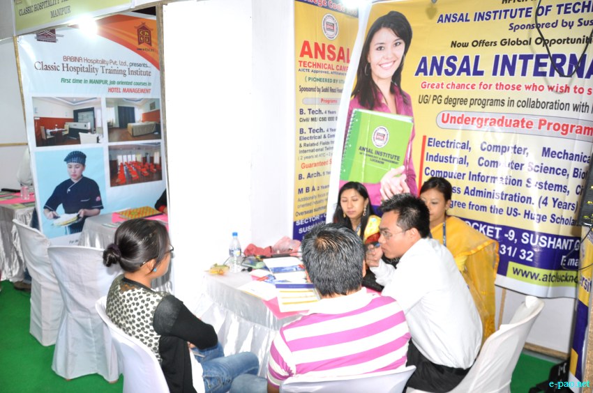 7th Edu - Expo 2013 at Nupi-Lal Complex , Imphal West Manipur on 8th and 9th April 2013