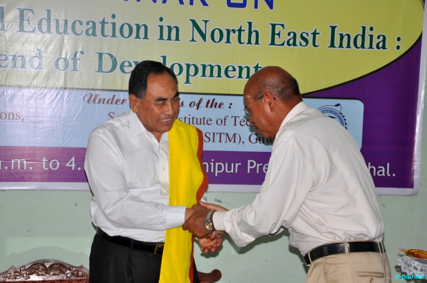 'Prospect of Techinical Education in North East India: Present trend of Development' at Press Club, Imphal :: May 19 2013