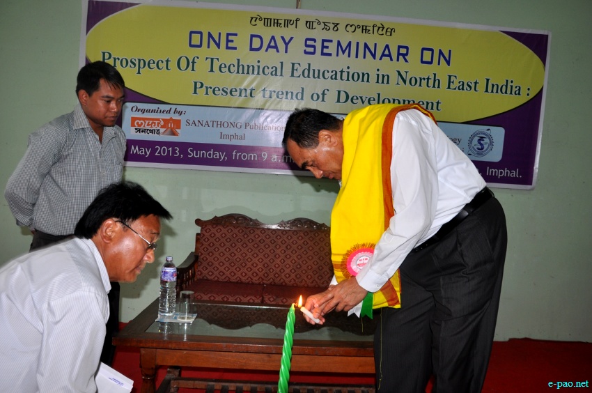 'Prospect of Techinical Education in North East India: Present trend of Development' at Press Club, Imphal :: May 19 2013