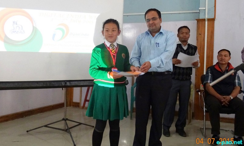 Digital India Week Celebration at Ukhrul District HQ, Manipur :: 1st - 7th July, 2015