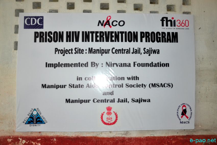 'Prison HIV Intervention Programme' launch at  Manipur Central Jail, Sajiwa :: September 6 2016