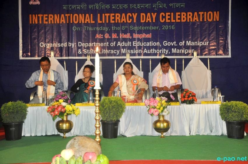 50th International Literacy Day Celebration at GM Hall, Imphal :: September 8 2016