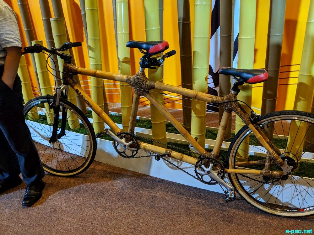 A Cycle made of Bamboo at the Global Bamboo & Rattan Congress at Beijing, China :: June 26 2018