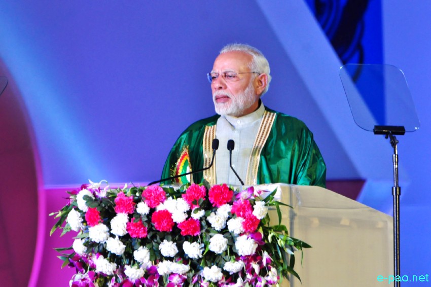 Prime Minister Narendra Modi at Inaugural Session of 105th Indian Science Congress at Canchipur, Imphal  :: 16 March 2018