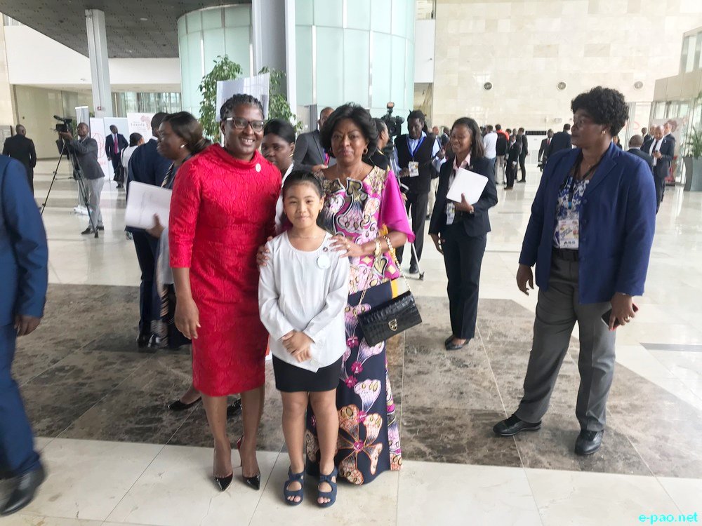 Licypriya Kangujam at the UNESCO Partners' Forum at Luanda, Angola  :: September 18 till 22 2019