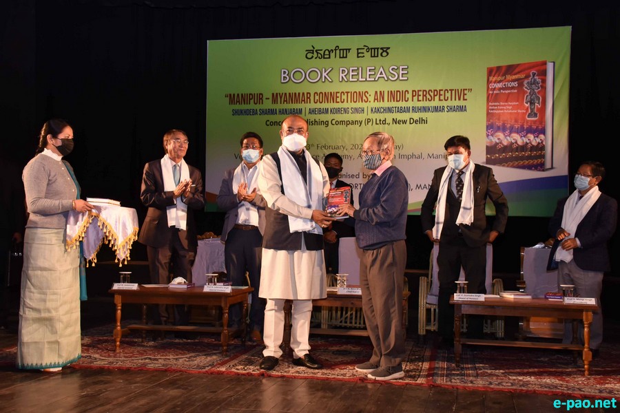 Book Release 'Manipur-Myanmar connections: An Indic Perspective' at JNMDA Auditorium, Imphal :: February 13 2021
