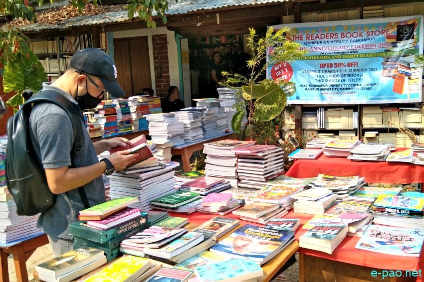 Mega Book Sales 2021 at The Readers book store, Manipur University, Canchipur :: 5th to 12th March 2021 