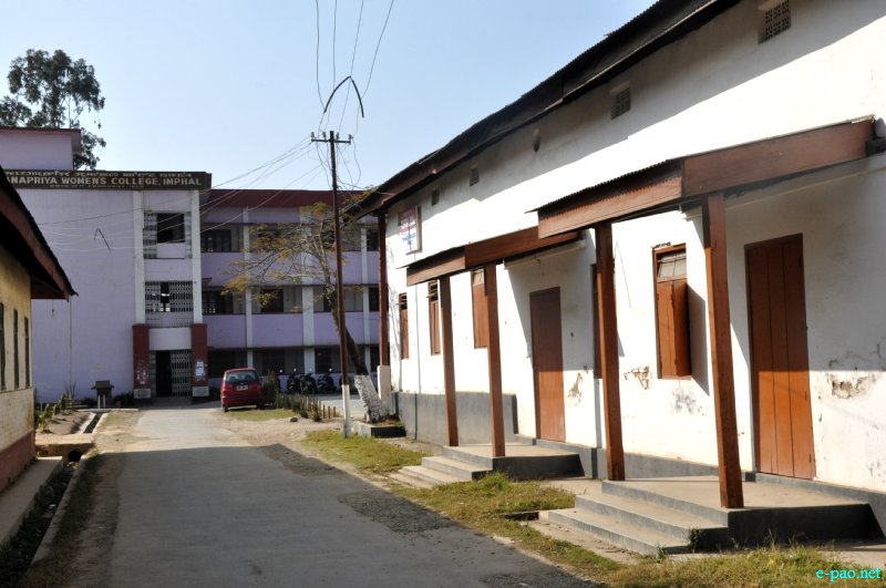 Department buildings of GP Women's College, Imphal :: January 2013