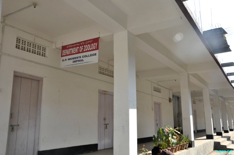 Department buildings of GP Women's College, Imphal :: January 2013