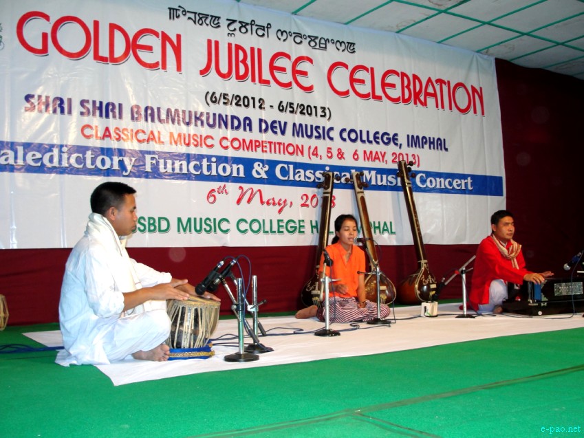 SSBD Musical College Golden Jubilee Celebration, Valedictory Function and Classical Music Concert  :: May 6, 2013