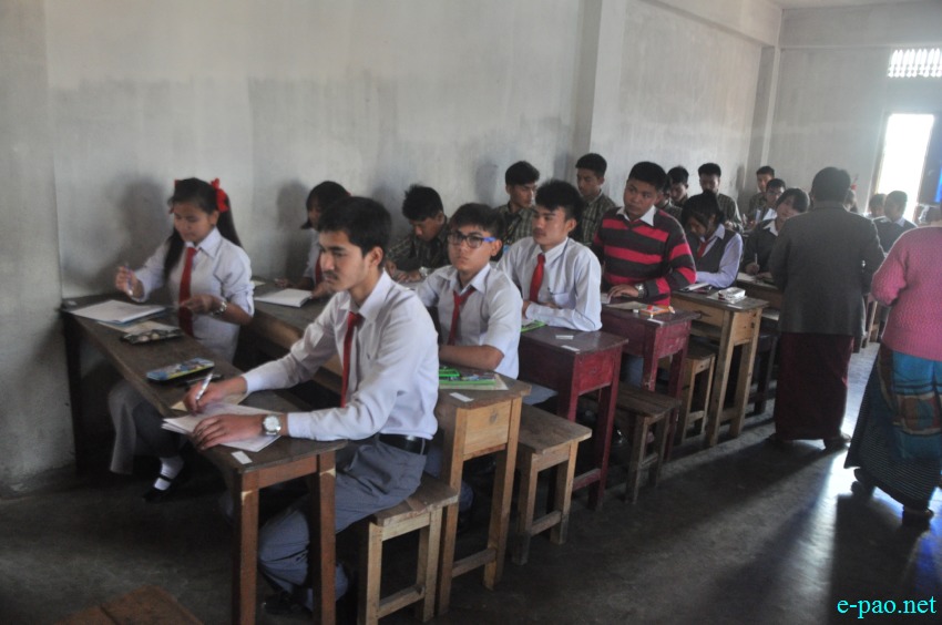 Students appearing for Class X Exam (High School Leaving Certificate) :: 01 March 2016
