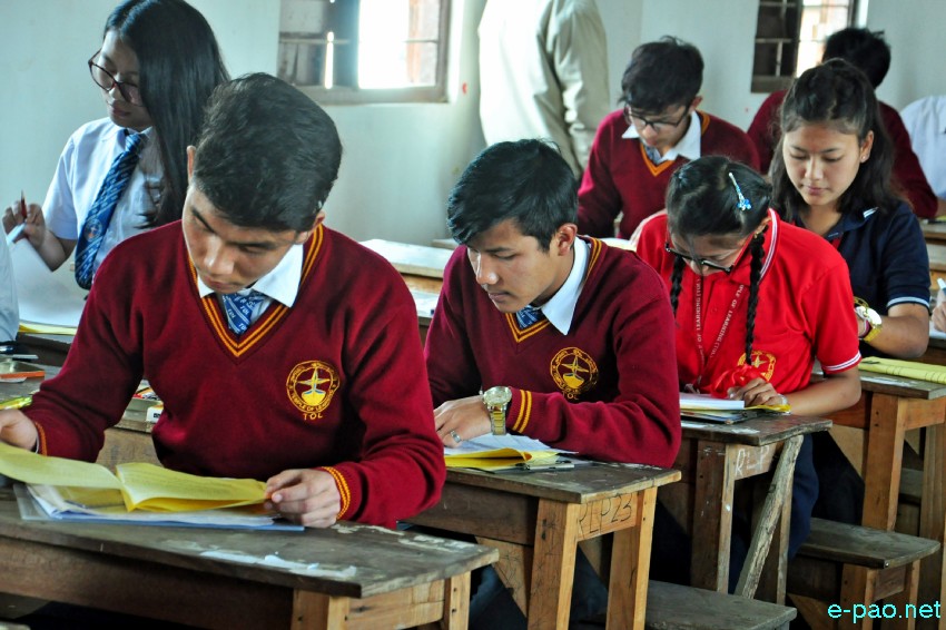 Students appearing for Class X Exam (High School Leaving Certificate) :: 22 March 2017
