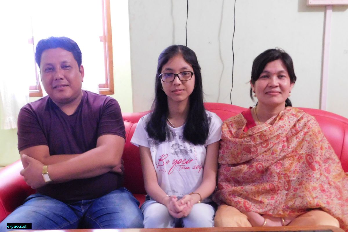 Angela Athokpam : 3rd Position : High School Leaving Certificate Exam Toppers :: 25 May 2018