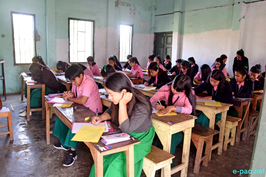  Students appearing for Class X Exam (High School Leaving Certificate) :: 04th March 2019 