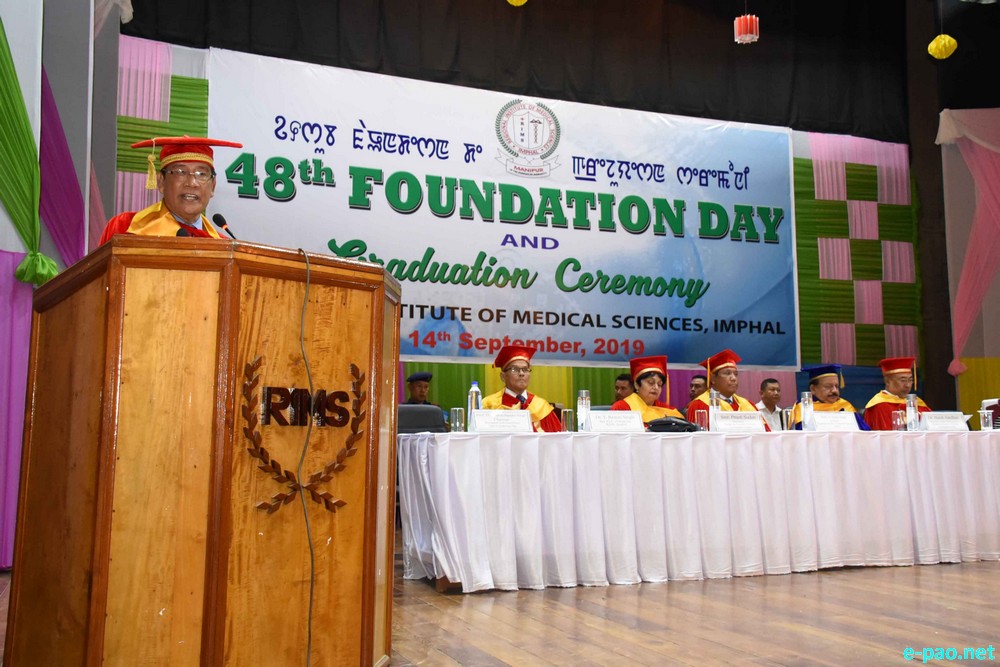 48th Foundation Day at Jubilee Hall of RIMS Lamphel :: 14th September 2019