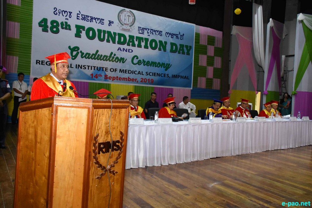 48th Foundation Day at Jubilee Hall of RIMS Lamphel :: 14th September 2019