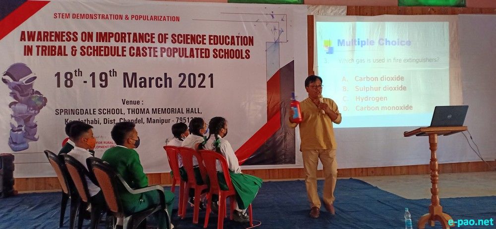 Awareness of Science Education in Tribal & Schedule Caste Populated Schools in Kakching and Chandel :: March 16 2021