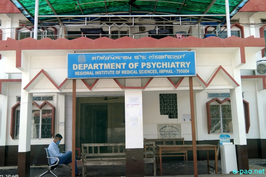 Department of Psychiatry at Regional Institute of Medical Sciences (RIMS), Imphal ::  26 June 2021