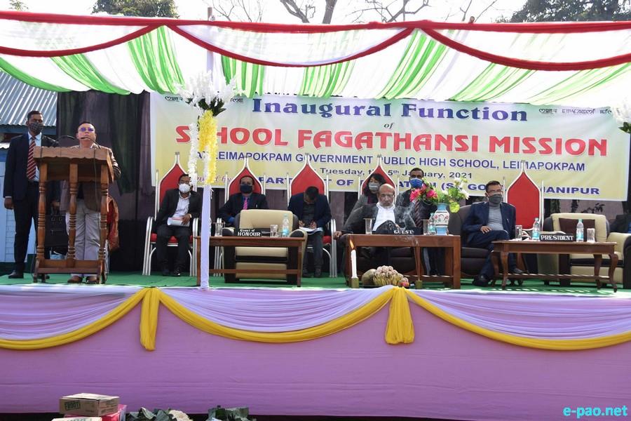 School Fagathanshi Mission at Leimapokpam Govt High School and Oinam Govt Girls High School :: January 05 2021