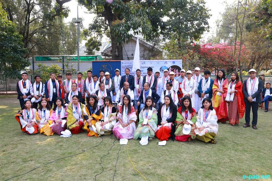 Tour of Manipuri students' team to Nagpur, at CM Secretariat, Imphal :: 20th February 2023