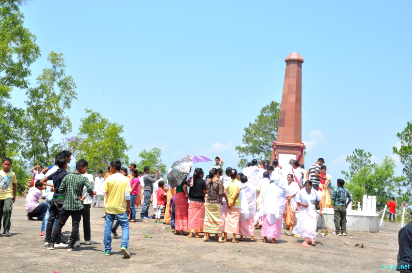 Khongjom day observed at Khongjom War Memorial Complex atop Kheba Ching in Thoubal district :: April 23 2013