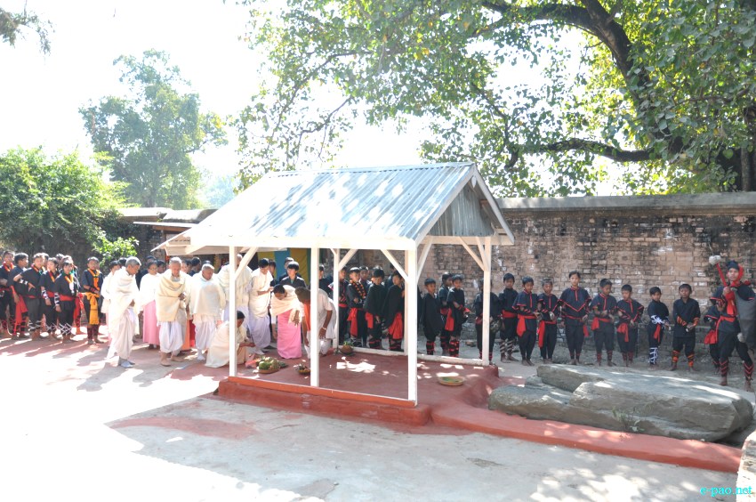 'Puya mei thaba' : Burning of Puya - 284th Observation at the Kangla, Imphal :: 4  February 2013