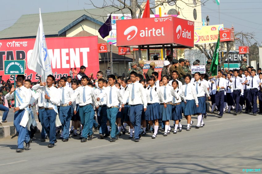 64th Indian Republic Day celebration at Imphal, Manipur  :: 26 January 2013