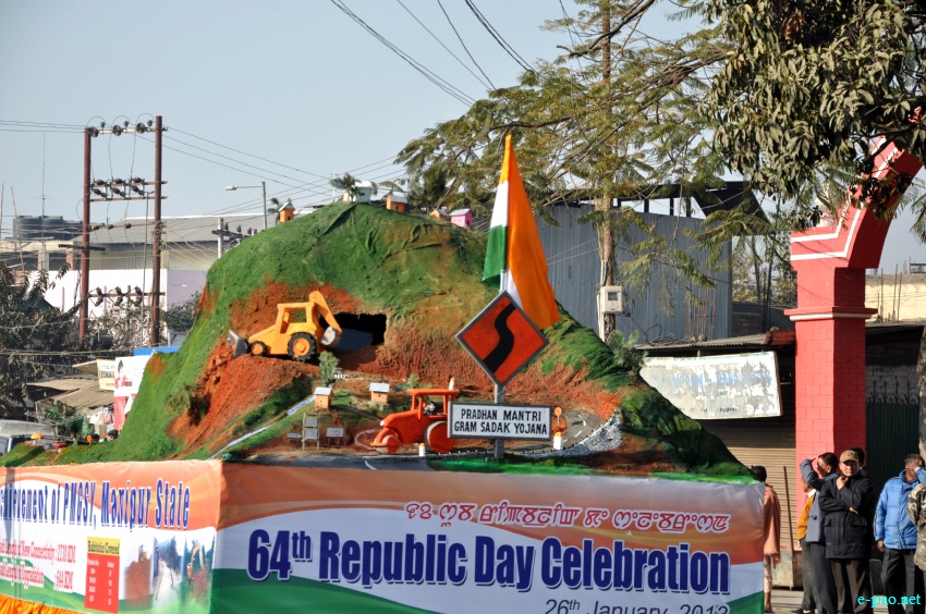 64th Indian Republic Day celebration at Imphal, Manipur  :: 26 January 2013