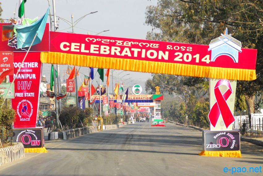 65th Indian Republic Day celebration at Imphal, Manipur  :: 26 January 2014