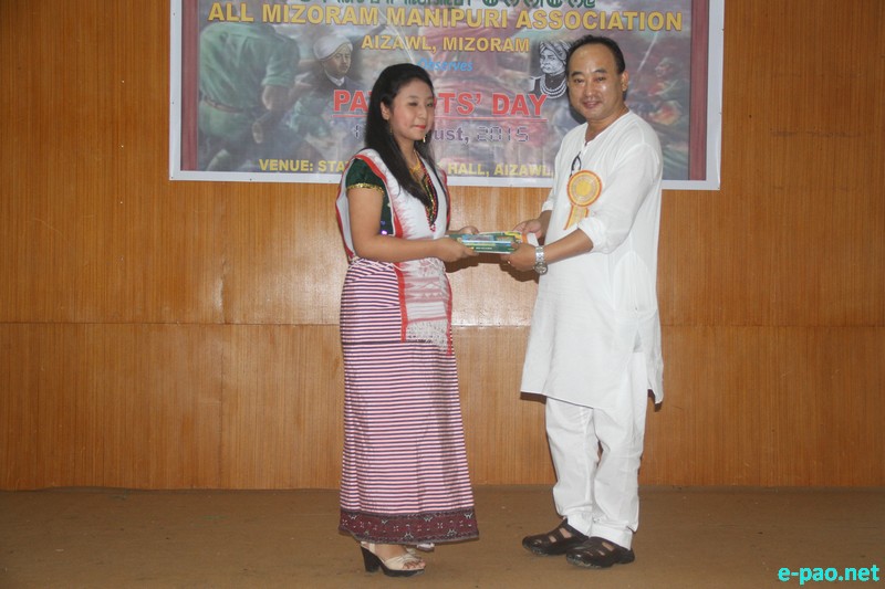 Patriots Day : All Mizoram Manipuri Association (AMMA) observed Patriots' Day, 2015 at Aizawl :: 13th August 2015