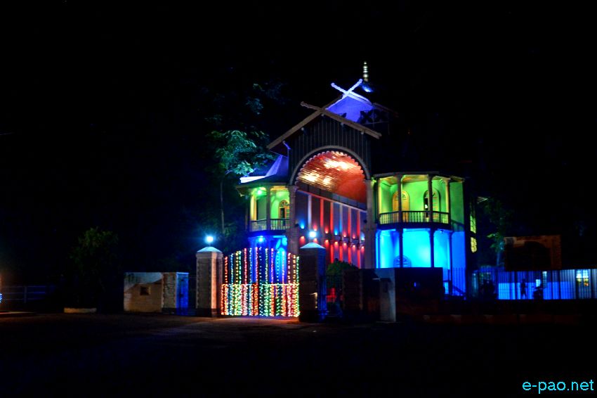 A night view of Kangla as seen on 13 August 2015