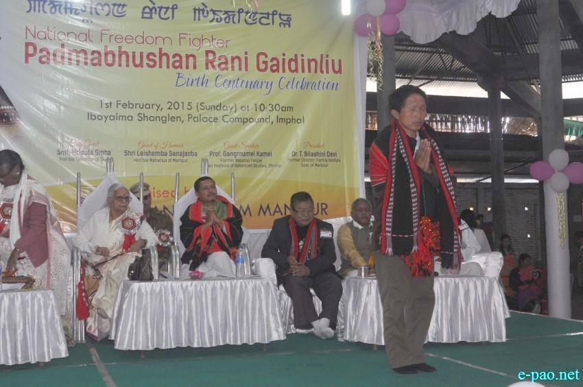 Birth Centenary of Padmabushan Rani Gaidinliu at Iboyaima Shanglen :: February 01 2015