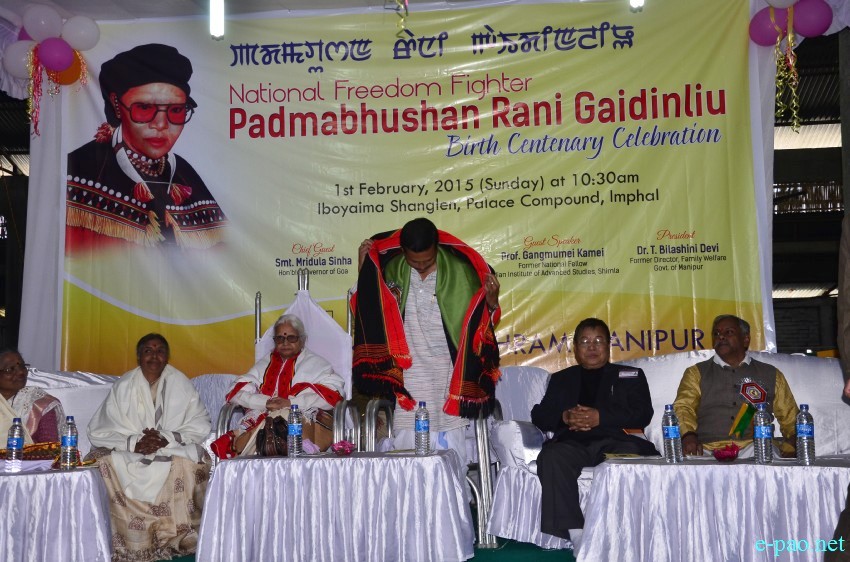 Birth Centenary of Padmabushan Rani Gaidinliu at Iboyaima Shanglen :: February 01 2015