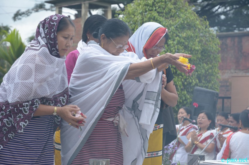 84th death anniversary of Haipou Jadonang  at Haipou Jadonang park, Keishampat :: August 29 2015