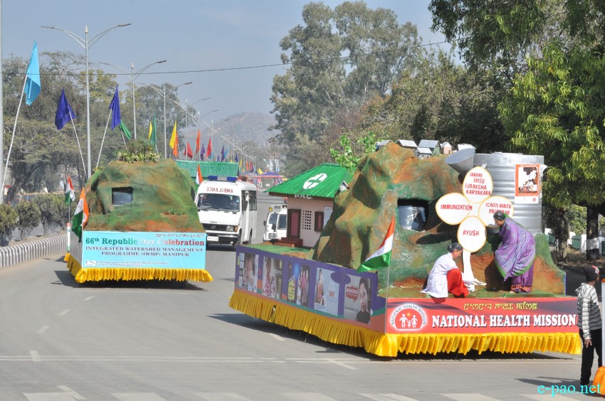 66th Indian Republic Day celebration at Imphal, Manipur  :: 26 January 2015