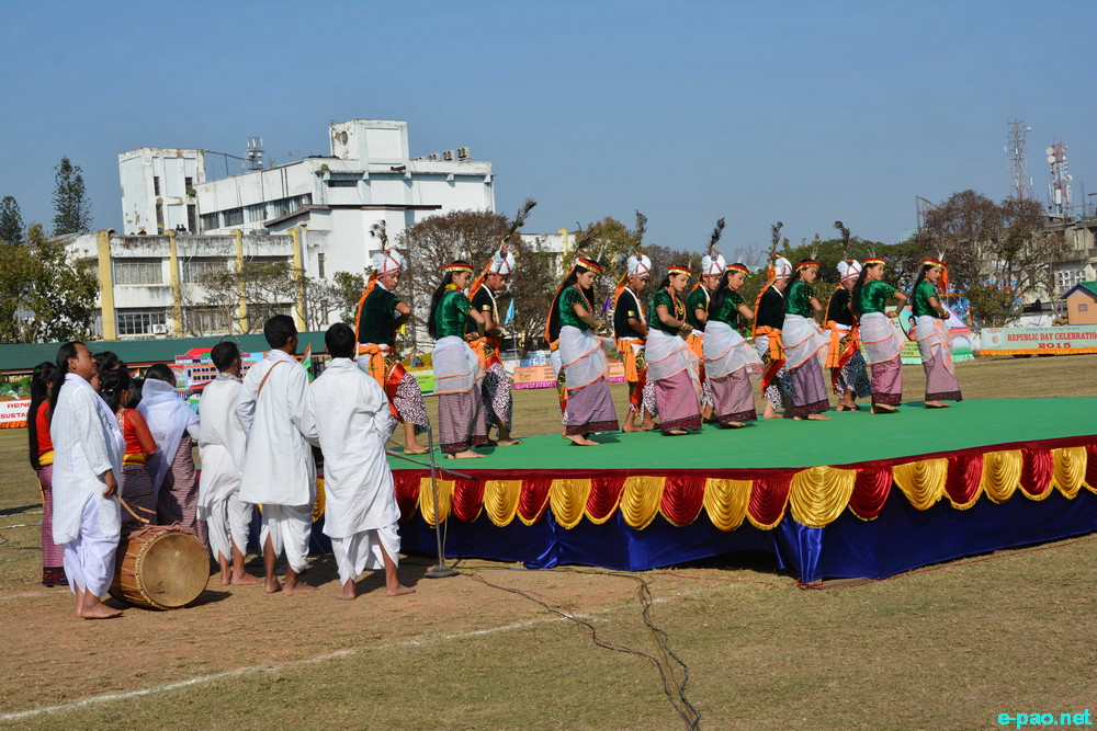 66th Indian Republic Day: Folk dance competition and Prize Distribution at 1st MR :: 27 January 2015