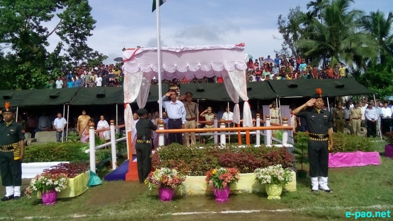 Indian Independence Day observation at Jiribam, Imphal East District :: 15 August 2016