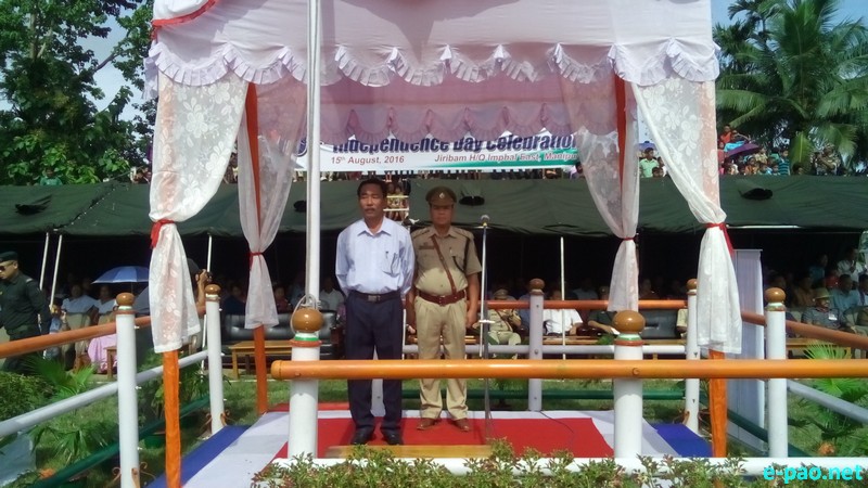 Indian Independence Day observation at Jiribam, Imphal East District :: 15 August 2016
